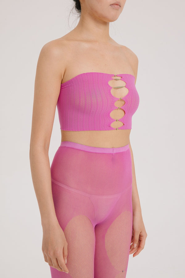 RUI One Piece Tube Top RUIFW21SF03 Pink Fuchsia